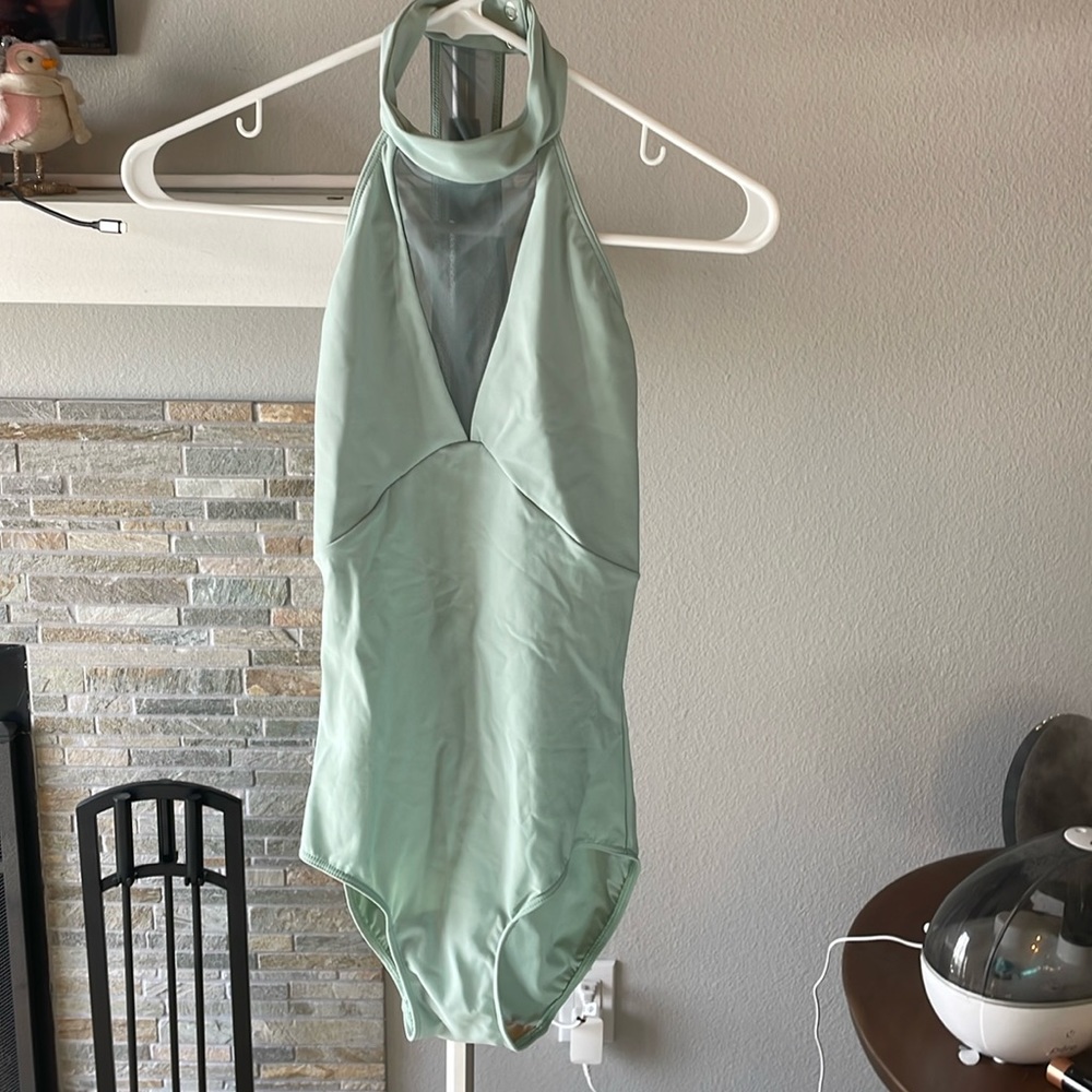 Sea Glass Eleve Leotard Medium